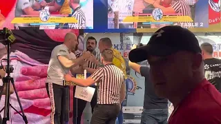 European armwrestling championship 2022, 100kgs qualifications