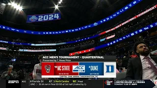 ESPN CBB intro | NC State vs 11 Duke | 3/14/2024