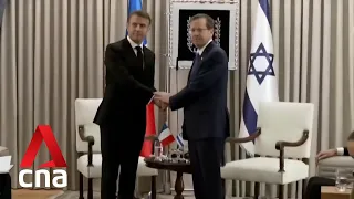 Israel-Hamas war: French President Macron meets Israeli PM in Jerusalem