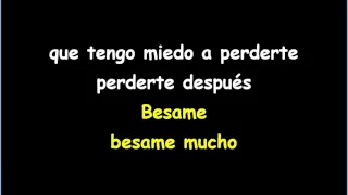 Andrea Bocelli - Besame Mucho Karaoke