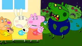 Zombie Apocalypse, Daddy Pig Turns Into ZOMBIES🧟‍♀️  Peppa Pig Funny Animation