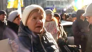 У Києві пройшла акція проти російського банку