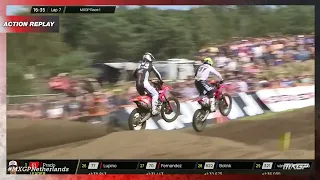 Gajser and Jonass battle | MXGP Race 1 | MXGP of The Netherlands