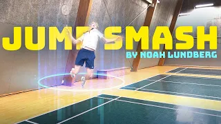 Badminton JUMP SMASH technique