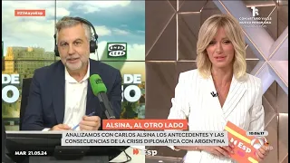 Alsina y Susanna Griso reflexionan sobre la crisis diplomática tras los insultos de Milei a Sánchez