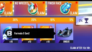 100% FREE B CLASS KING!! Asphalt 8 Top 2% Formula E Cup