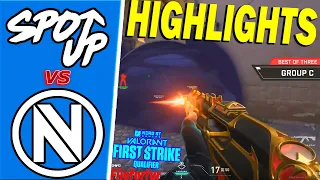 ENVY VS SPOT UP | HIGHLIGHTS | VALORANT FIRST STRIKE CLOSED QUALIFIERS BO3