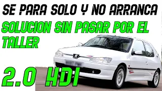 Peugeot 2.0 Hdi no ARRANCA 🤦‍♂️ , solución FACIL y GRATIS ( o casi )