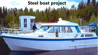 Northsteel 41 - How to make a boat (steel boat project)