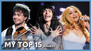 Eurovision - My Top 15 Winners (2008 - 2023)