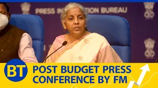 Post Budget press conference in Mumbai by FM Nirmala Sitharaman #budget #FinanceMinister