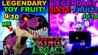 Using The New Toy & Gate Legendary Fruits In Roblox King Legacy Update 5... Here's What Happened!