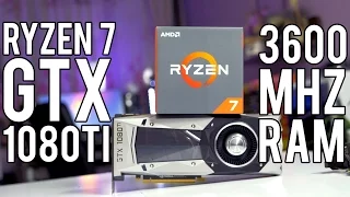 Will a GTX 1080 Ti underperform with RYZEN 7 + 3600MHZ RAM?