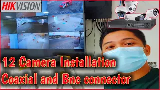 CCTV Installation Guide / Coaxial and BNC Connector / Basic CCTV Camera Installation