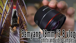 Tiny But So Good. Samyang 18mm f2 8 for Vlogging? Sony a7c - FIRST LOOK + UNBOXING .Photo and video