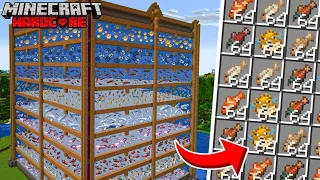 Ich habe die ULTIMATIVE Fischfarm in Minecraft Hardcore gebaut!