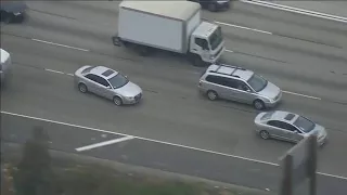 Suspect taken into custody after pursuit in OC and LA county