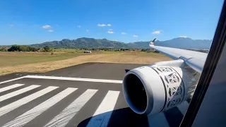 Brand New Fiji Airways Airbus A350-900 XWB takeoff from Nadi Airport (GoPro Hero 8 Black)