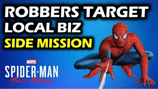 Robbers Target Local Biz | Side Mission | Spider Man Miles Morales