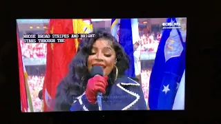 Ashanti performs National Anthem at Bengals @ Chiefs AFC Championship Game 2021