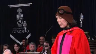 University of Toronto: Anne Carson, Convocation 2012 Honorary Degree recipient