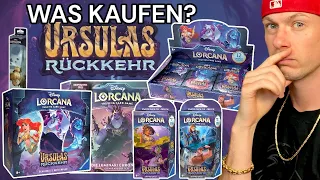 Disney Lorcana Set 4: In was investieren? Welches Produkt kaufen? (Ursulas Rückkehr Analyse)