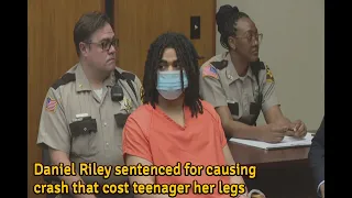 Daniel Riley sentenced for causing crash that cost teenager her legs | YT News