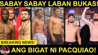 BREAKING: Pacquiao vs DK Yoo Weigh in! MIDDLEWEIGHT ang Timbang ni Pacquiao! | Bakbakan na!