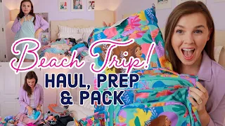 BEACH Vacation PREP and PACK with me | Beach Trip Haul | Jujube Little Mermaid