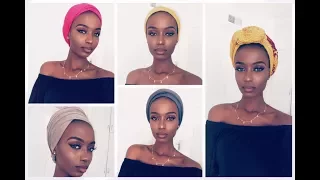 HOW TO STYLE A TURBAN/SCARF | 9 QUICK AND EASY WAYS TO TIE TURBAN/SCARFS