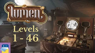 lumen.: Chapters 1 & 2 Levels 1 - 46 Walkthrough & iOS Apple Arcade Gameplay (by Lykke Studios)