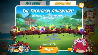 The Theatrical Adventure (2024-06 Rerun) - Levels 1-8 with 8 Birds - Angry Birds 2
