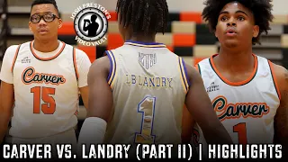 Carver vs. Landry (HIGHLIGHTS) - Atmosphere on 10!! in rematch between Rams & Bucs!! 🏀🔥