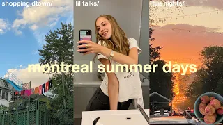 summer diaries 🌸 | lil talks, a fun night out & shopping downtown