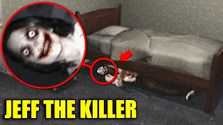 when you see JEFF THE KILLER under your bed, DON'T FALL ASLEEP!!