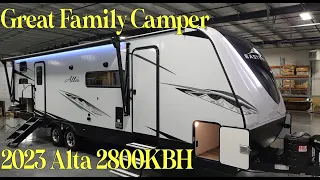 NEW 2023 Alta 2800KBH bunkhouse camping trailer by East To West RV @ Couchs RV Nation RV Review Tour