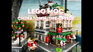 MOC Build with LEGO The Chinatown Office - from 21336 The Office + 31131 Downtown Noodle Shop