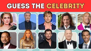 Can You Guess the Celebrity in 3 Seconds? | Famous Celebrities in 2024