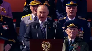 The Russian Anthem 77th Victory Day Parade 2022 at Moscow's Red Square