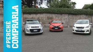 Citroen C1, Peugeot 108, Toyota Aygo (2014) | Perché comprarle e... perché no