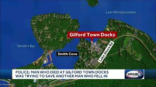 Police: Man who died at Gilford Town Docks was trying to save another man who fell in