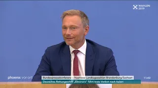 FDP: Pressekonferenz zu den Landtagswahlen in Brandenburg und Sachsen am 02.09.19