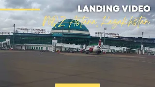Landing View from Aircraft of NQZ, Nursultan Nazarbayev Airport, Astana, Kazakhstan - Winter 2024