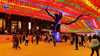SEOUL PARADE - Buddha's Birthday LOTUS LANTERN FESTIVAL 2022, JOGHESA TEMPLE, 4K Seoul Travel Walker