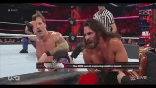 Wwe Raw : Seth Rollins vs  Chris Jericho  17 October 2016 Full Match