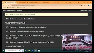 Paramount USD Board Meeting 05-14-24