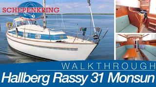 Hallberg Rassy 31 Monsun  for sale | Yacht Walkthrough | @ Schepenkring Lelystad | 4K