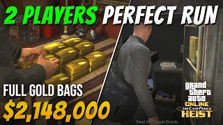 The Cayo Perico Heist 2 PLAYER Max Take $2,148,000 (FULL GOLD)