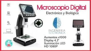 CÓMO USAR UN MICROSCOPIO DIGITAL MUSTOOL G710 1080P || ELECTRÓNICO Y BIOLÓGICO
