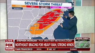 Severe Weather Threat Moves Into Eastern United States